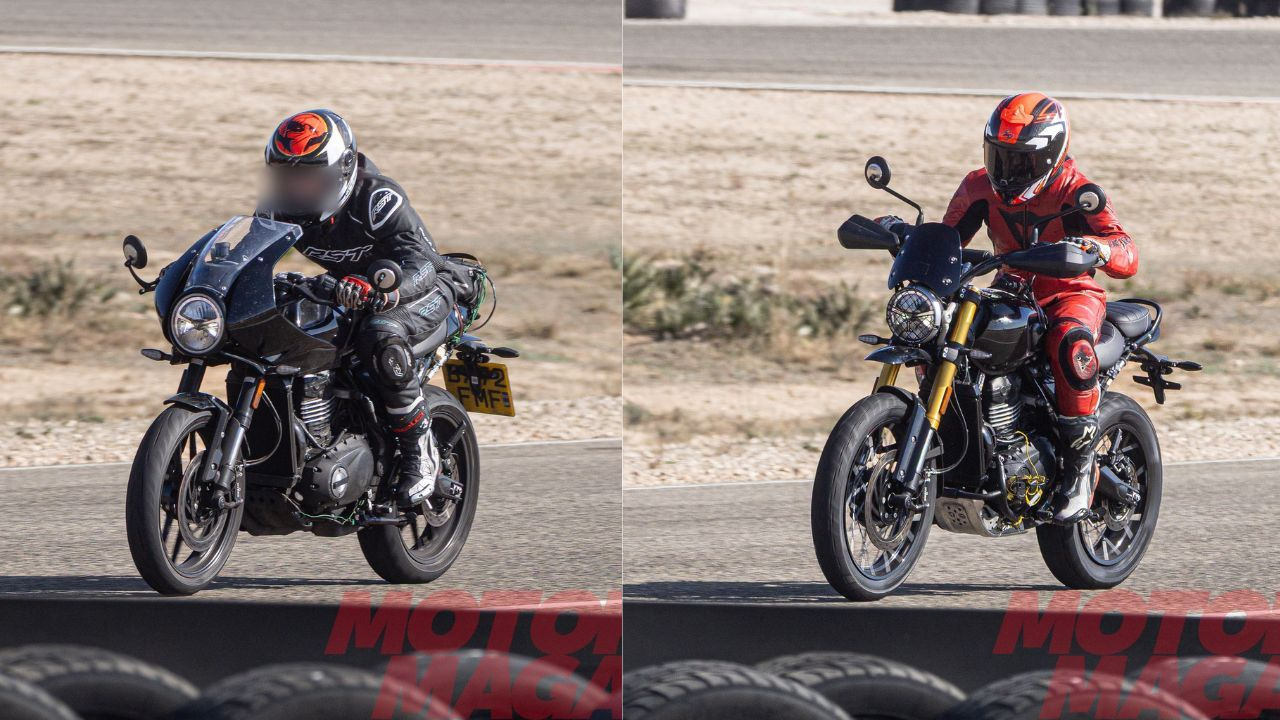 Triumph Thruxton 400 Spied Again